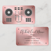 バラ金ゴールドフェイクPro-DJコントローラ 名刺 (正面/裏面)