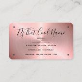 バラ金ゴールドフェイクPro-DJコントローラ 名刺 (裏面)