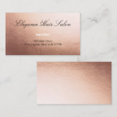 バラ金ゴールドフォイルフェイクバックグランド名刺 名刺 (正面/裏面)