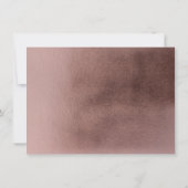 バラ金ゴールドフォイル感謝していシックフォトユーSweet 16 サンキューカード (裏面)