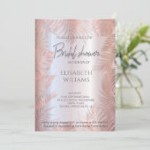 バラ金ゴールドフォイル金属熱帯熱葉帯ロマティック 招待状 (スタンド正面)