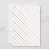 バラ金ゴールドフポップ・アートのァズリンクバチェロレッテフェイク箔 招待状 (裏面)