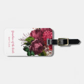 バラ金ゴールドフローラおばあちゃん花嫁の母 ラゲッジタグ (正面横)