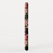 バラ金ゴールドフローラおよび蝶パタガーリーーン Case-Mate iPhoneケース (裏面/右)