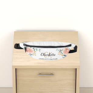 バラ金ゴールドフローラグリーンリー名モノグラム ファニーパック