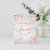 バラ金ゴールドフローラグレイ私の花の女の子 招待状 (スタンド正面)