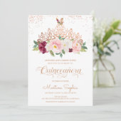 バラ金ゴールドフローラティアラ&バタフライキンセアニェラ 招待状 (スタンド正面)