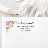 バラ金ゴールドフローラファミリーが新しい差出人住所を移動 ラベル (インサイチュ)