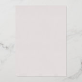 バラ金ゴールドフローラフェアリータ結婚ーズ 箔招待状 (裏面)