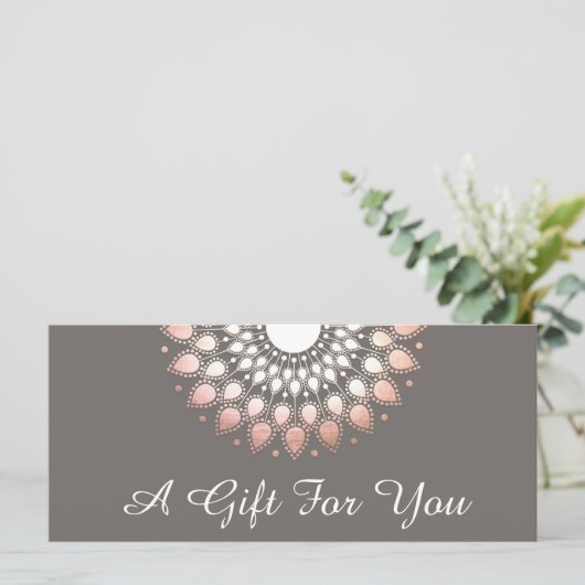 バラ金ゴールドフローラマンダラスパギフト証明書 (スタンド正面)