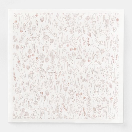 バラ金ゴールドフローラルパターン (正面)