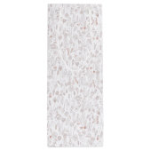 バラ金ゴールドフローラルパターン ワインギフトバッグ (裏面)