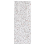 バラ金ゴールドフローラルパターン ワインギフトバッグ (正面)