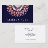 バラ金ゴールドフローラロータスマンダラ2 名刺 (正面/裏面)