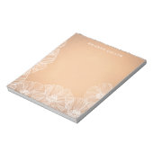 バラ金ゴールドフローラ名 ノートパッド (回転)