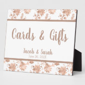 バラ金ゴールドフローラ結婚の表 フォトプラーク (側面)