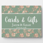 バラ金ゴールドフローラ結婚のGreen's Gift Table フォトプラーク (正面)