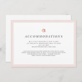 バラ金ゴールドフローラ結婚ミニマル宿泊施設 エンクロージャーカード (正面/裏面)