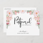 バラ金ゴールドフローラ結婚延期の発表 ポストカード (正面/裏面)