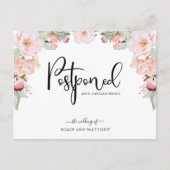 バラ金ゴールドフローラ結婚延期の発表 ポストカード (正面)