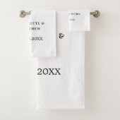 バラ金ゴールドフローラ緑ミセス・ハート結婚ズ バスタオルセット (インサイチュ)