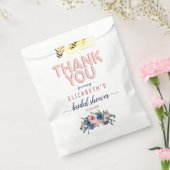 バラ金ゴールドフローラ赤面サンキューブライダルシャワー フェイバーバッグ (封をした状態)