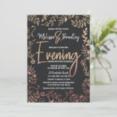 バラ金ゴールドフローラ金ゴールドグラデーション夕べ 招待状 (スタンド正面)