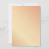 バラ金ゴールドフローラ50周年結婚の贅沢 招待状 (裏面)