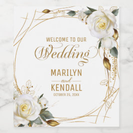 バラ金ゴールドフローラ ワインラベル