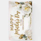 バラ金ゴールドフローラ |母の日 横断幕 (縦)