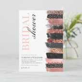 バラ金ゴールドブライダルシャワー招待 招待状 (スタンド正面)