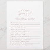 バラ金ゴールドブライダルシャワー新郎は何と言った (正面)