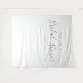 バラ金ゴールドブライダルシャワー背景 タペストリー (正面(横))