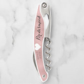 バラ金ゴールドブライダルパーティガーリーブリデスメイドハート日 ソムリエナイフ (裏面)