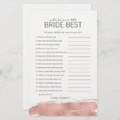 バラ金ゴールドブライダル花嫁ゲームを知っ最高のた人 (正面/裏面)