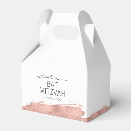 バラ金ゴールドブラシストロークバルミツワー優先ボックス フェイバーボックス (正面サイド)