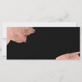 バラ金ゴールドブラシストローク箔ギフト証明書ロゴ (裏面)