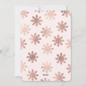 バラ金ゴールドブラシ付きオーバーレイホリディフォトカード シーズンカード (裏面)