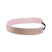 バラ金ゴールドブラシ付き金属モノグラムスクリプガーリート アスレチックヘッドバンド (右)