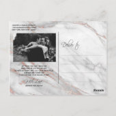 バラ金ゴールドブラシ結婚ストローク |写真 ポストカード (裏面)