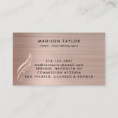 バラ金ゴールドブラシ金属移動公証人ローン代理店 名刺 (裏面)