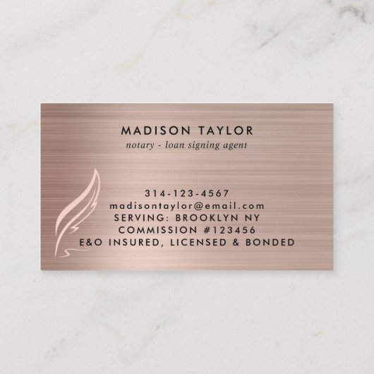 バラ金ゴールドブラシ金属移動公証人ローン代理店 名刺 (裏面)