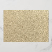 バラ金ゴールドブラックバタフライティアラドレスキンセアニェラ 箔招待状 (裏面)