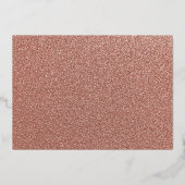 バラ金ゴールドブラックバタフライドレスキンセアニェラ 箔招待状 (裏面)