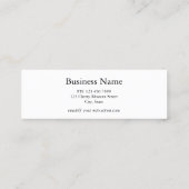 バラ金ゴールドブラックフローラ曼荼羅 スキニー名刺 (裏面)