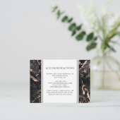 バラ金ゴールドブラックマーブル結婚ズ宿泊施設 エンクロージャーカード (スタンド正面)