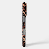 バラ金ゴールドブラックレオパードプリント Case-Mate iPhoneケース (裏面 / 右)