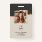 バラ金ゴールドブラックロモダンゴガーリーバエレガントッジ バッジ (正面)