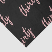 バラ金ゴールドブラック30誕生日パーティーグリッター「サーティー」 薄葉紙 (詳細)