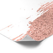 バラ金ゴールドブラッシュストロークバルミツワーキャンディバー ポスター (角)